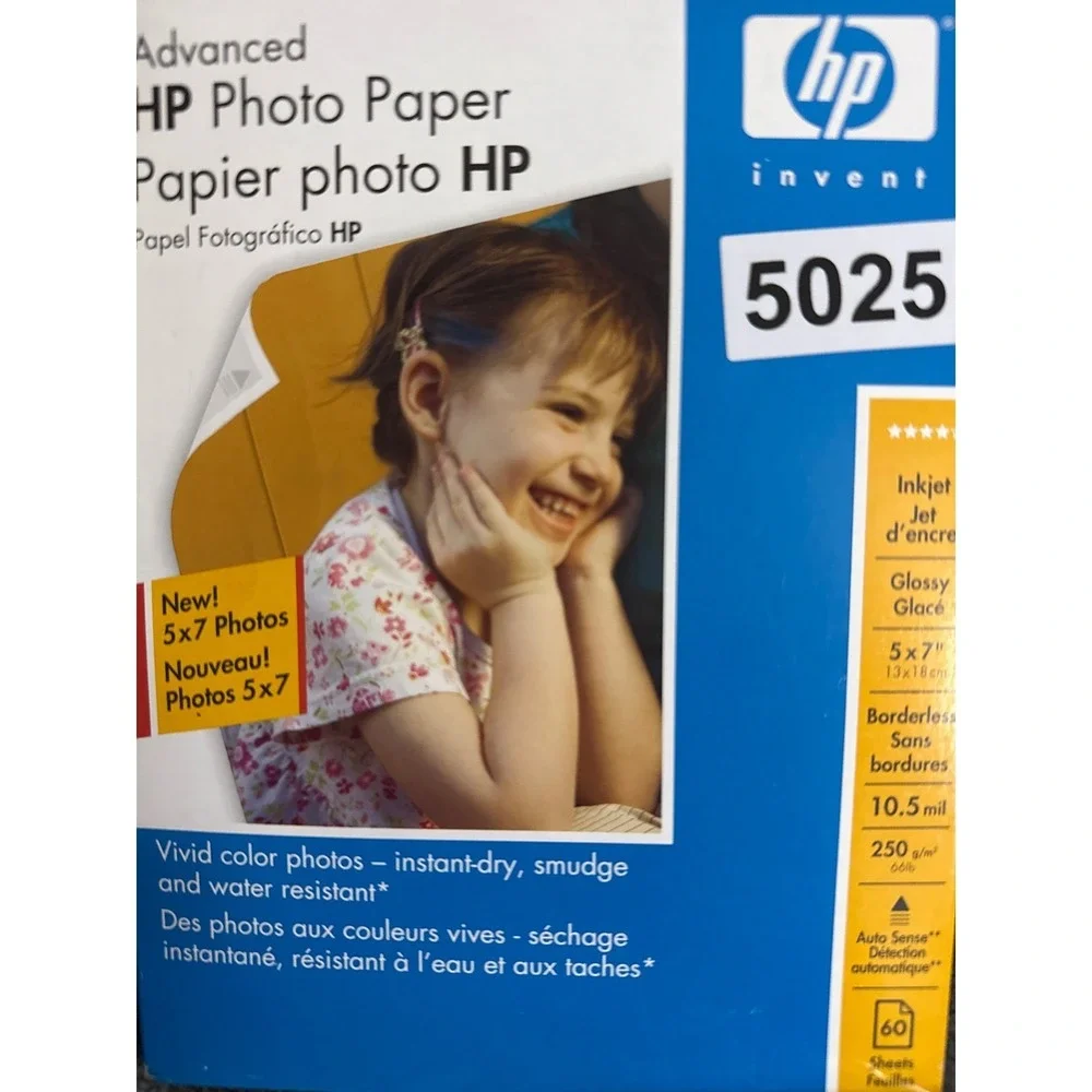 2  Boxes - HP Photo Paper Glossy InkJet (Q8690A) 5